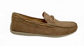 Ugly Loafers Men's Bermuda Nubuck Braided Bit Loafers In Sand