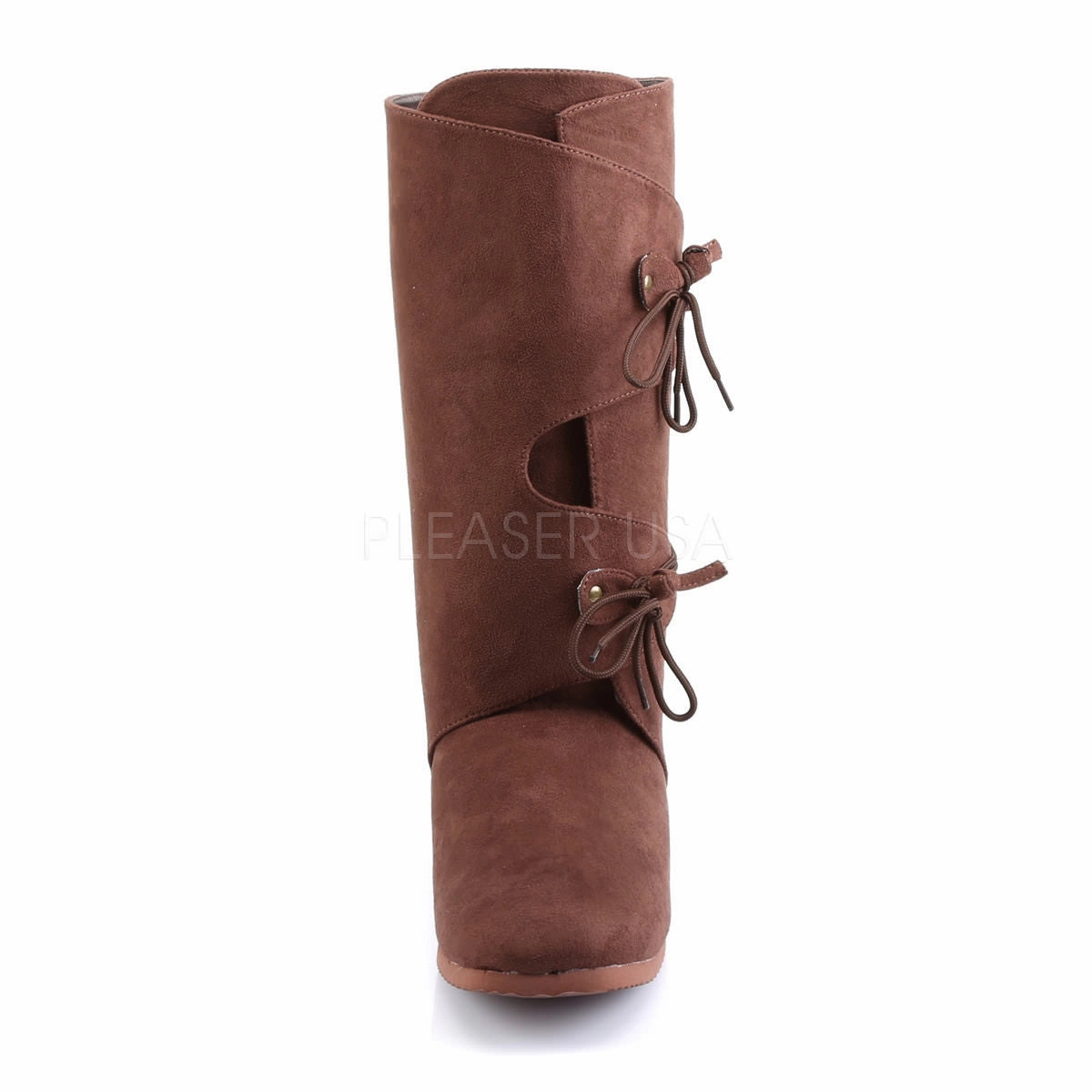 Men's Brown Microfiber Renaissance Calf Boots Boots Made In The Us