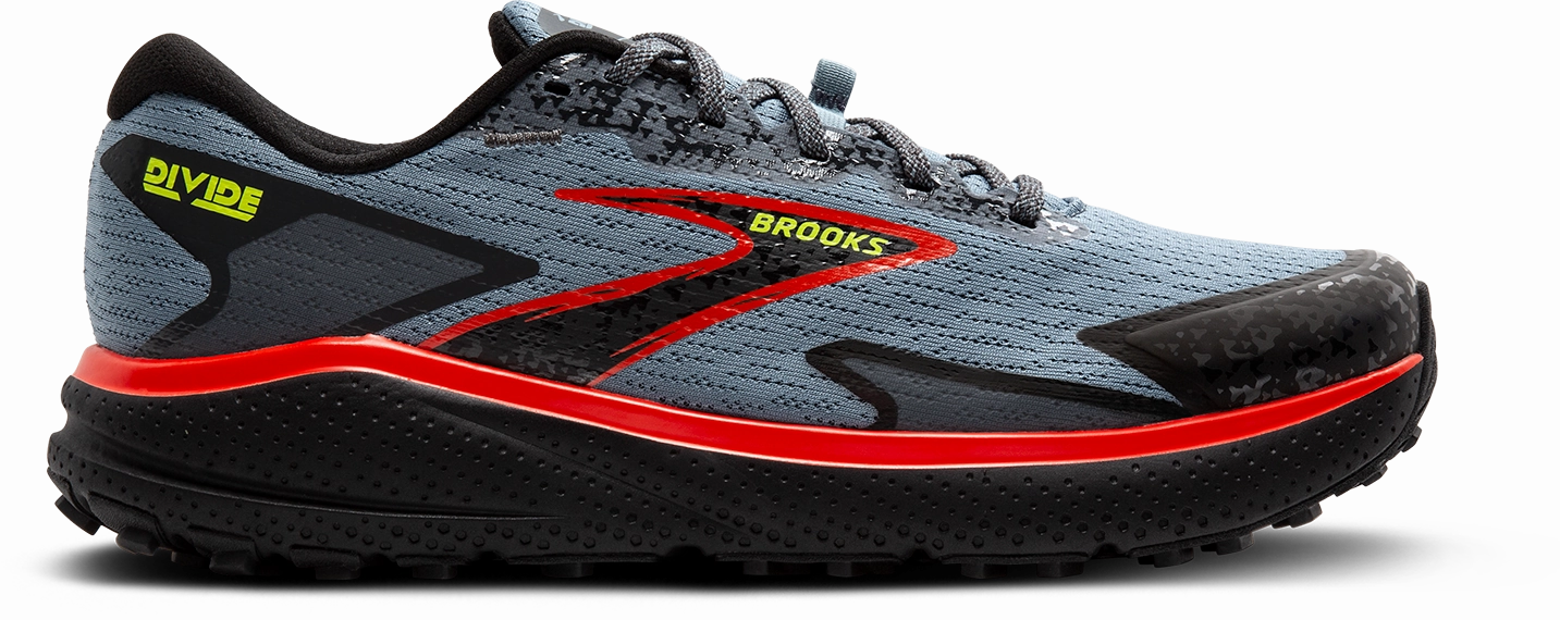 Atom Trail Shoes Men's Divide 5 (004 - Citadel/Ebony/Lime)