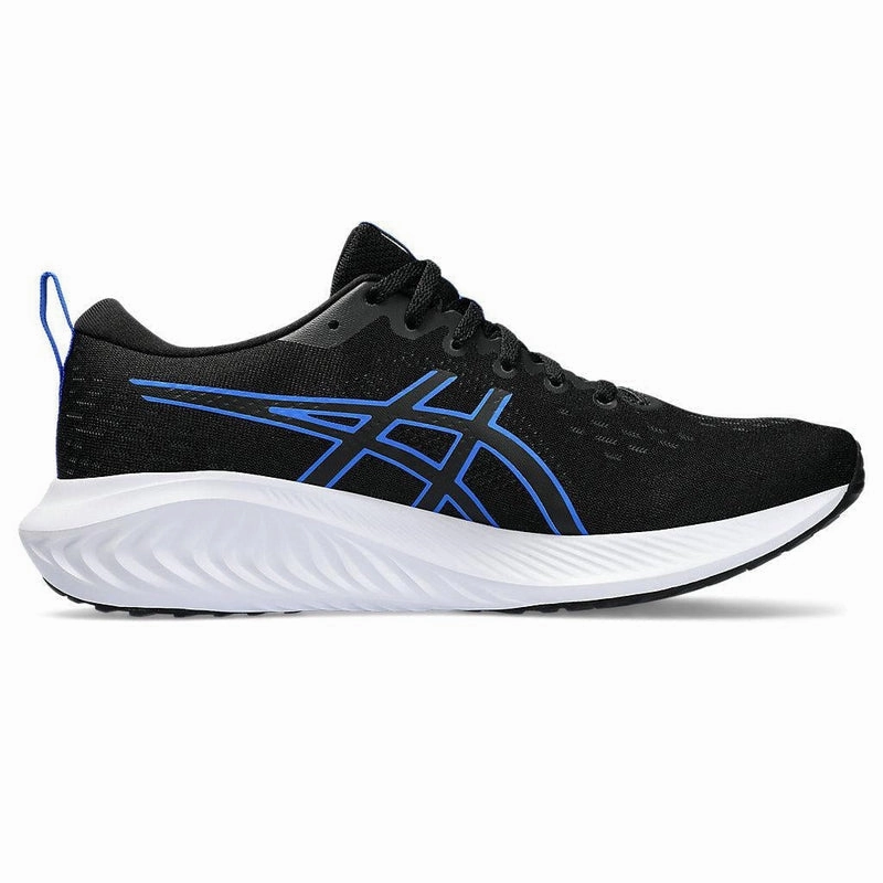 Men's Excite  10 - Black/Illusion Blue Running Shoes With Plantar Fasciitis