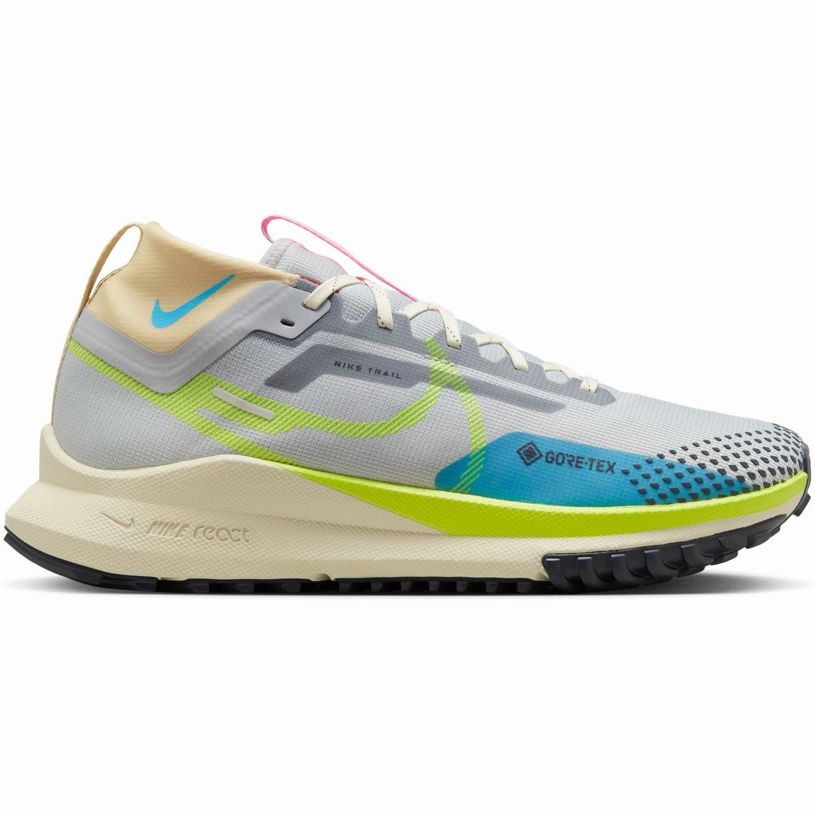 Extend Lite Trail Running Shoes Men's Nike Pegasus Trail 4 Gore-Tex, Wolf Grey/Volt-Stadium Green, 10 D Medium