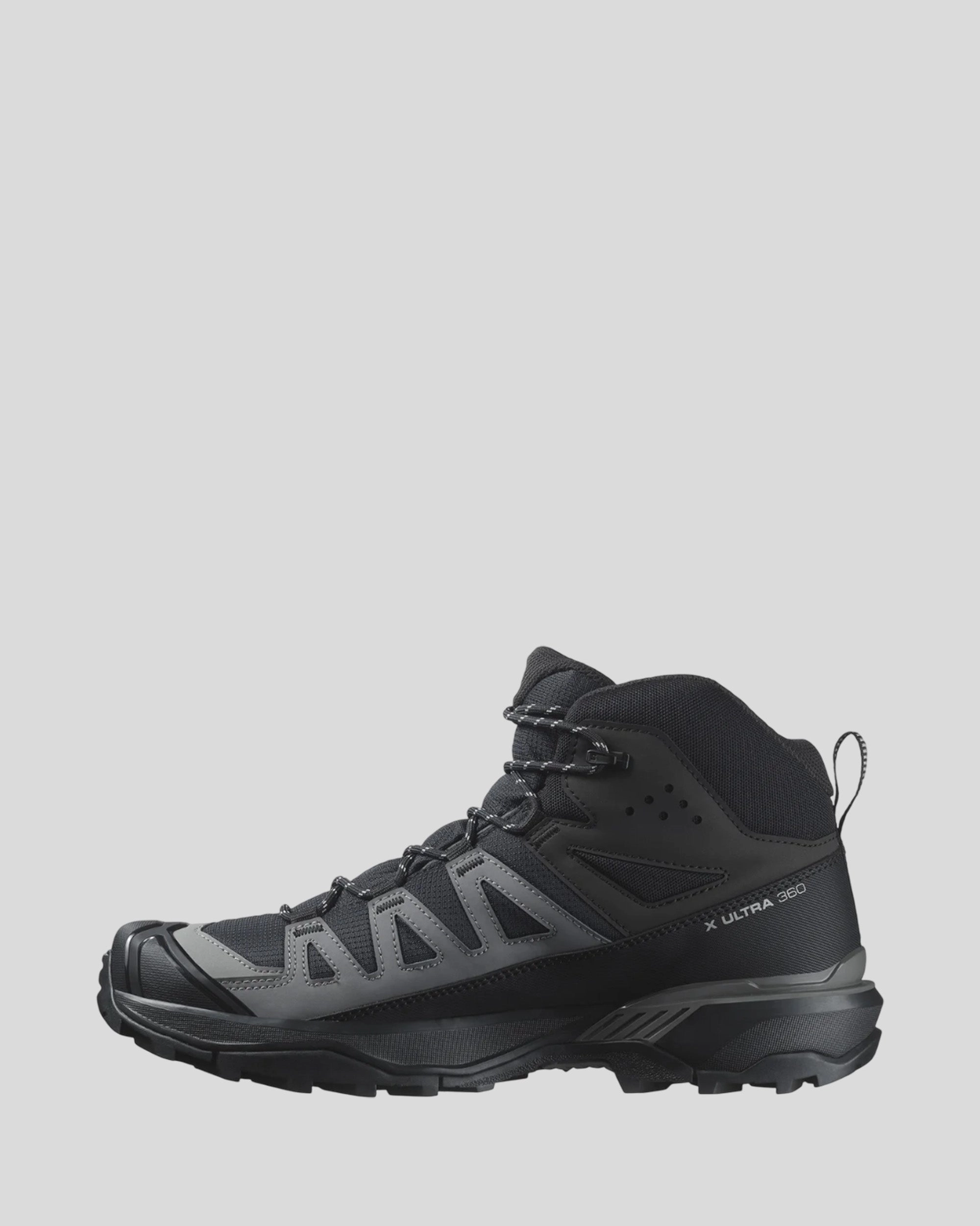 Men's Salomon X Ultra 360 Mid GTX Hiking Boots - Black/Magnet/Pewter Merrell Hiking Boots Moab Mid