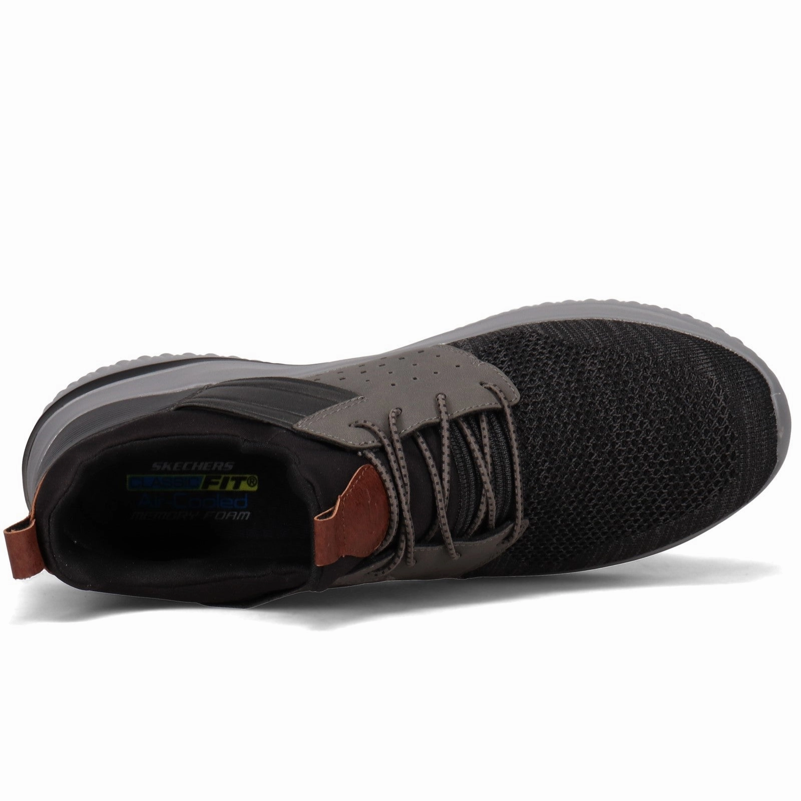 Men's Skechers, Delson 3.0 - Cicada Sneaker Patent Leather Cap Toe Oxfords