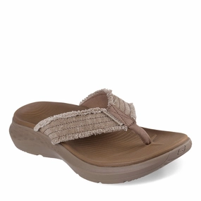 Leather Flip Flops Amazon Men's Skechers, Relaxed Fit: Parson SD Sandal