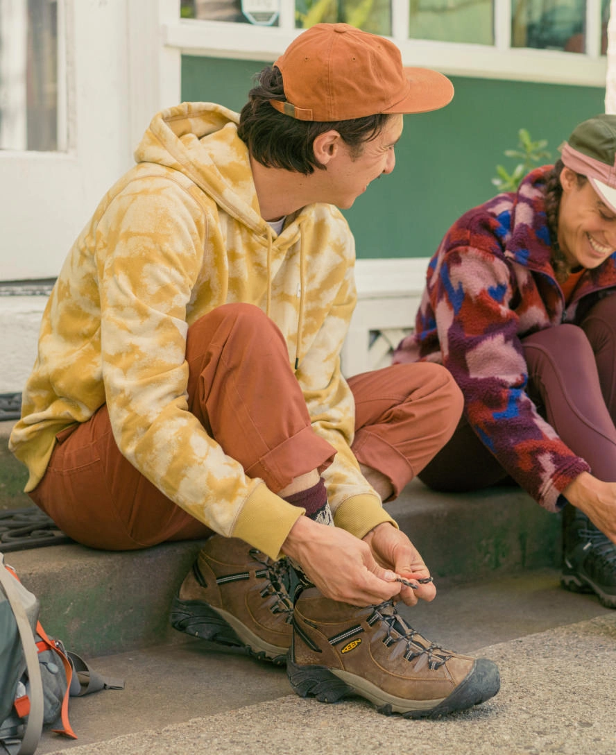 Hiking Boots Payless Men's Targhee II Mid Waterproof Hiking Boots  |  Canteen/Dark Olive