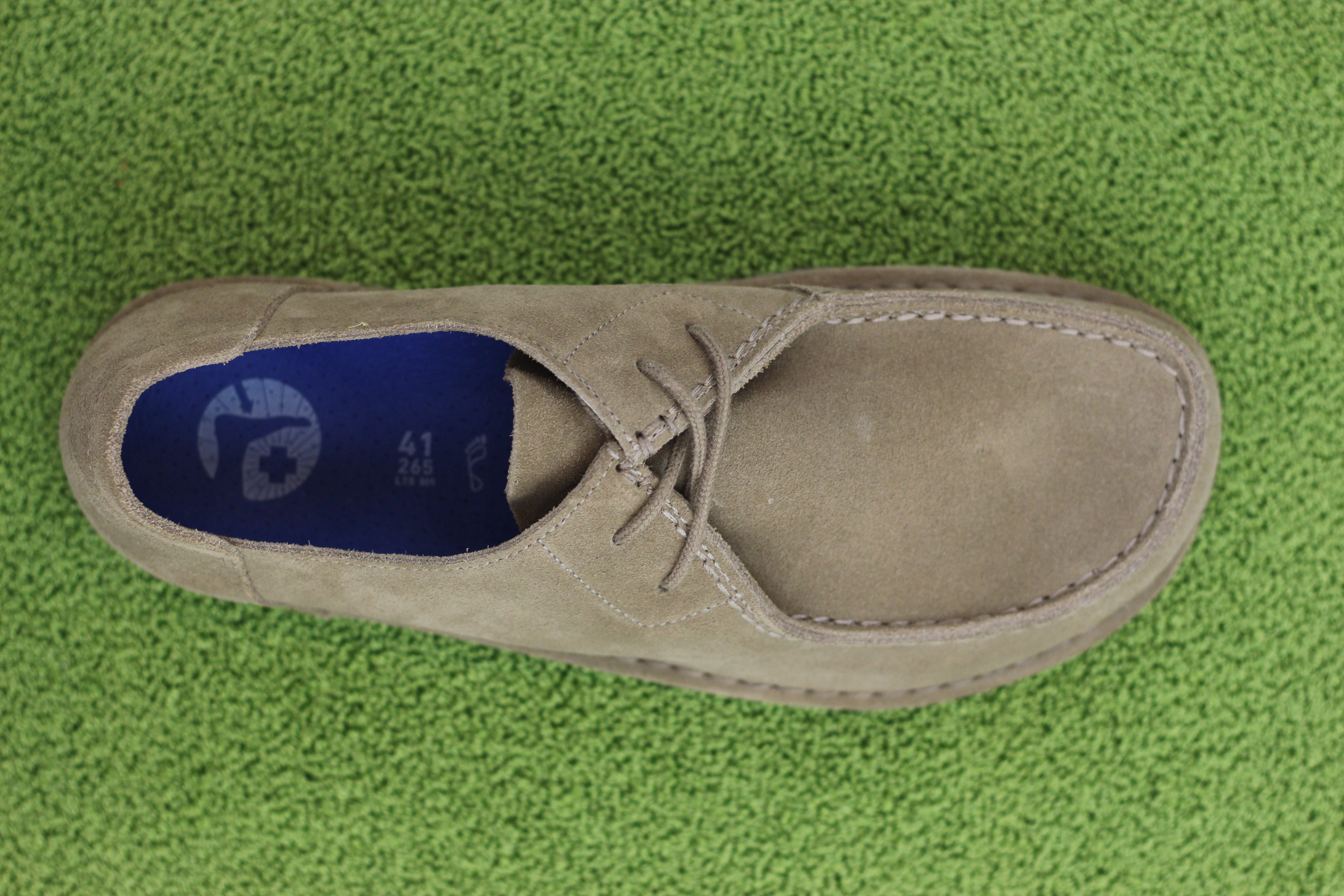 Men's Utti Lace - Taupe Suede Steel Toe Slip On