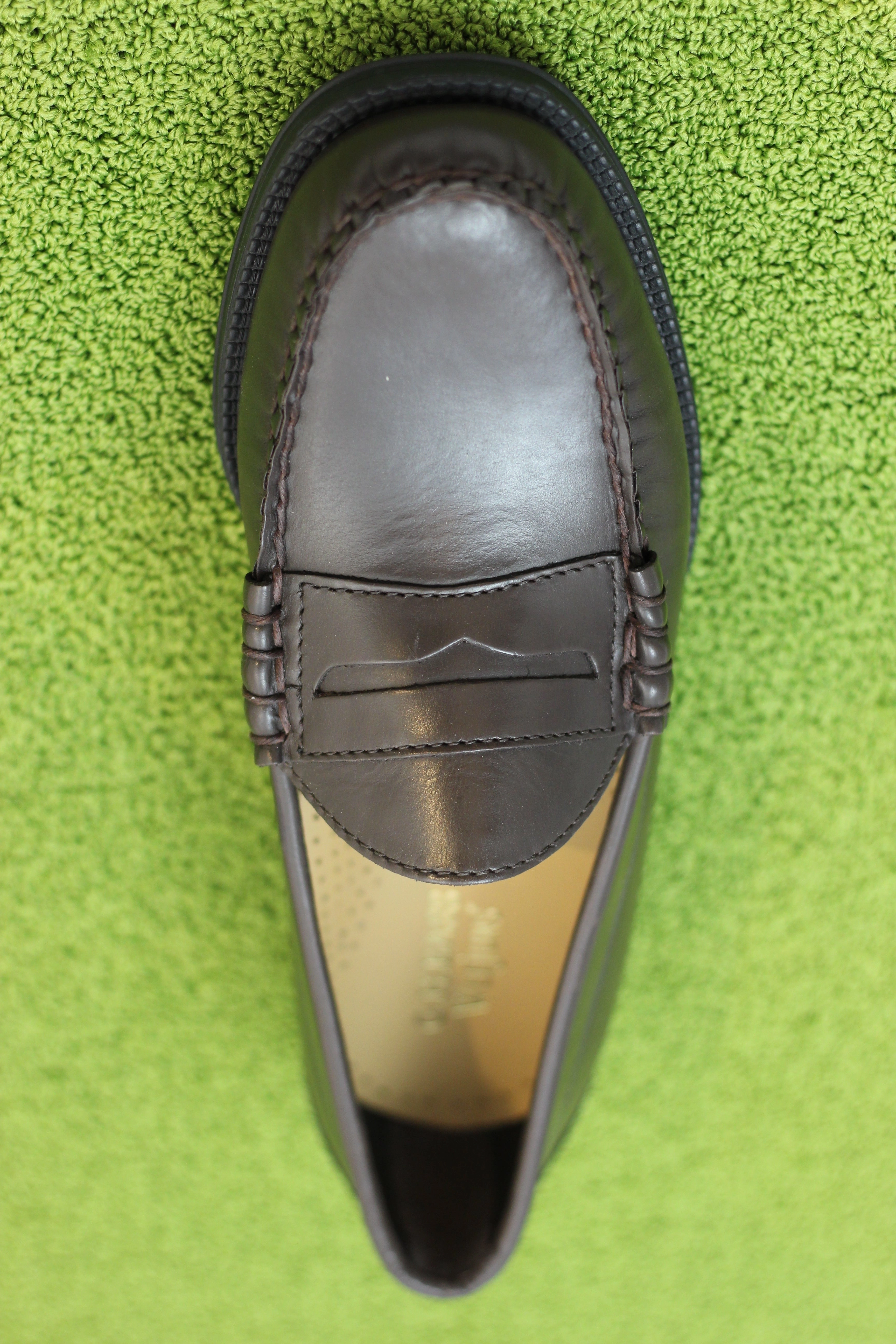 Safety Shoes Slip On Mens Larson Easy - Brown Leather