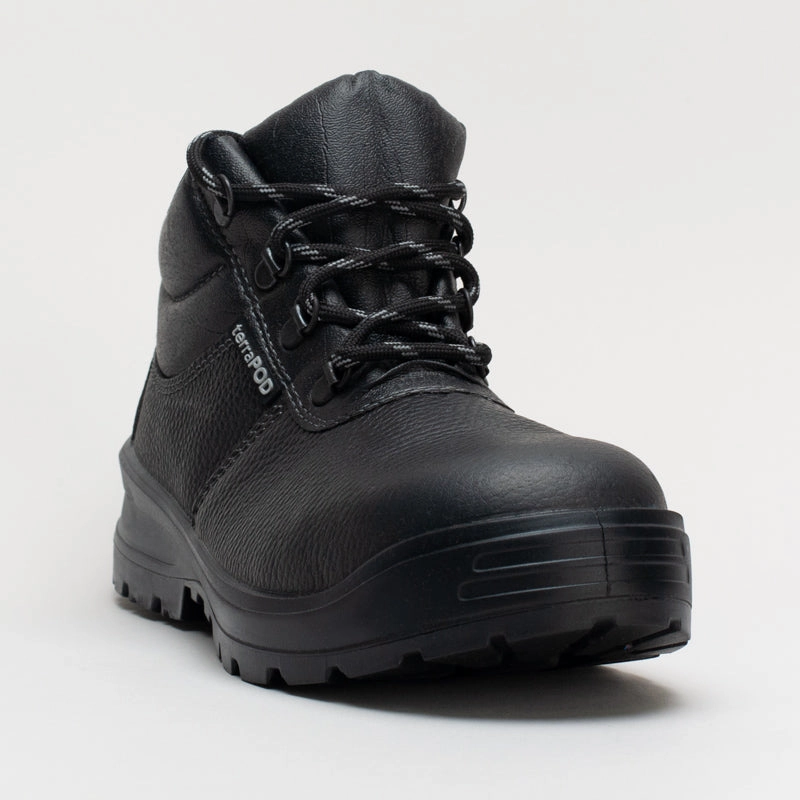 Short Boots With Heel Mens Leather Safety Boots