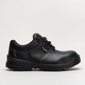 Mens Leather Safety Shoe Extra Wide Width Ankle Boots