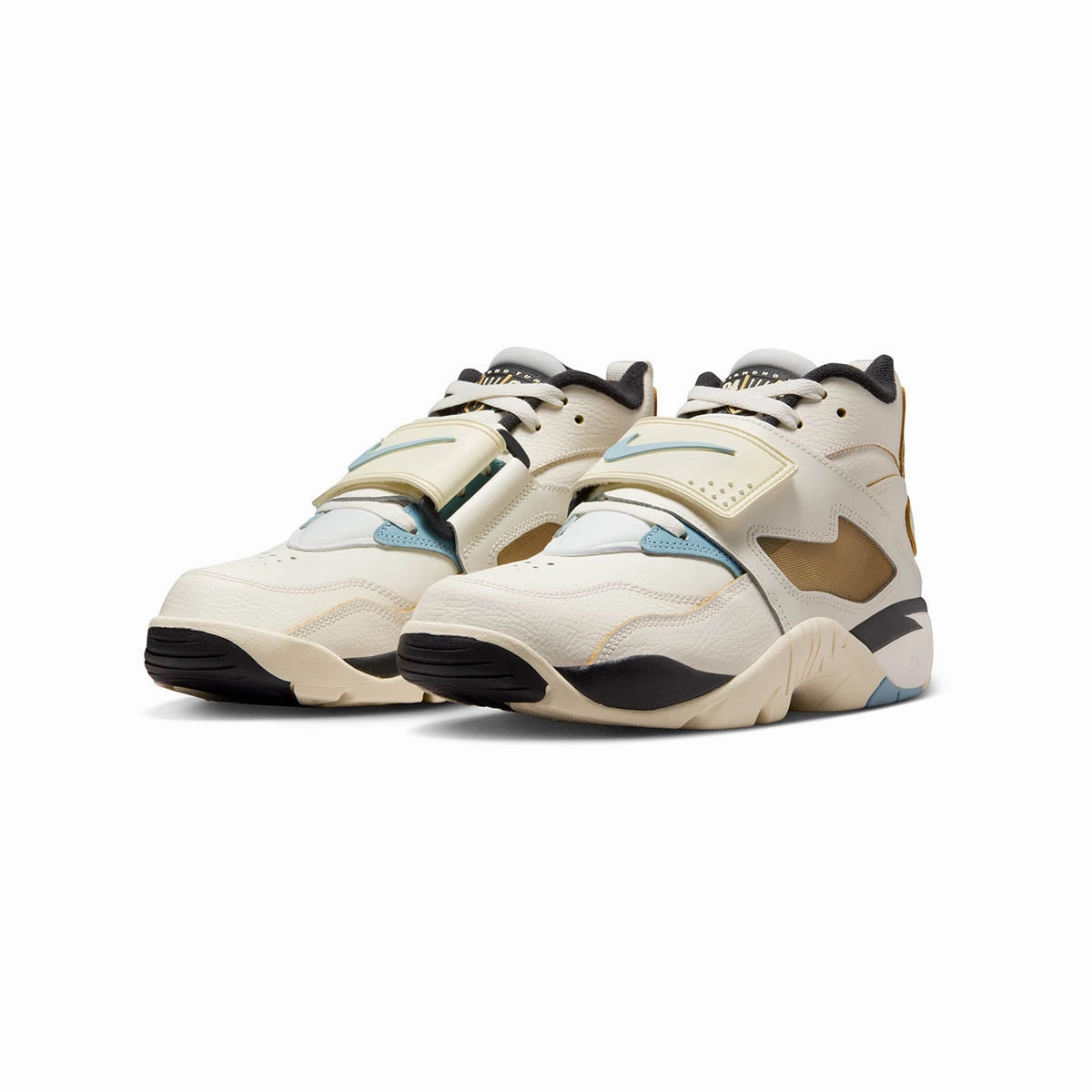 MENS NIKE AIR DIAMOND TURF_SAIL/MICA BLUE-COCONUT MILK-OFF NOIR Nike Basketball Shoes Hyper