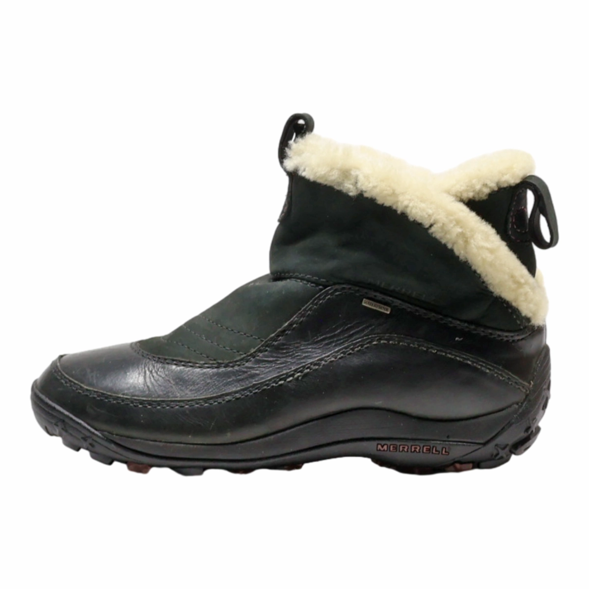 MERRELL Snow Boots Black Synthetic Womens UK 5.5 Ice And Snow Boots