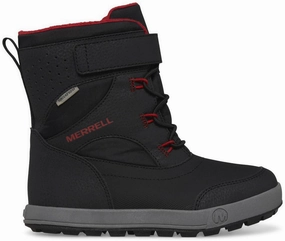 Merrell Snow Storm 3.0 Childrens Waterproof Boots - Black Quiksilver Snow Boots