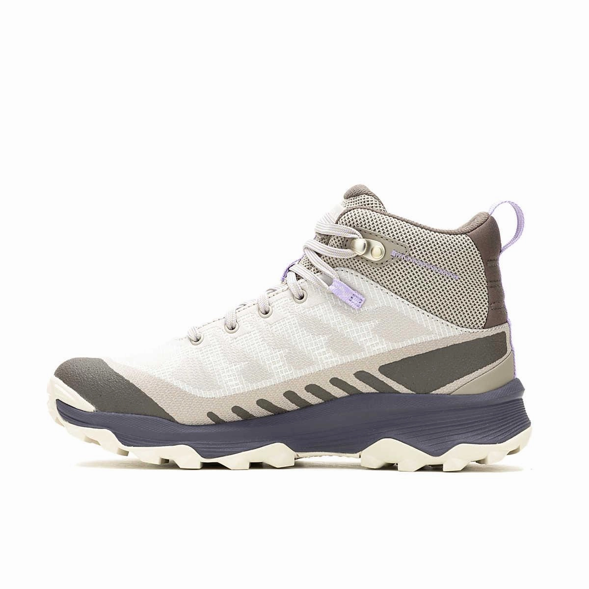 Hiking Boots That Don't Need Breaking In Merrell Womens Speed Eco Mid Waterproof Dove Final Sale