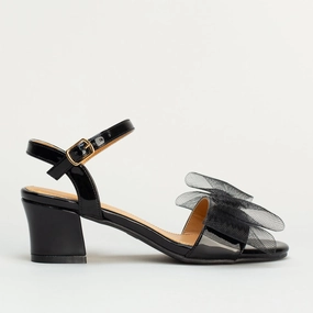 Mesh Bow Party Shoe Masturbating High Heels