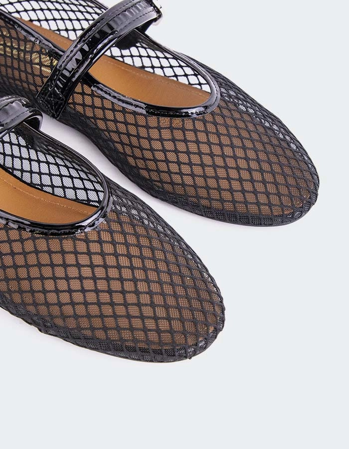 Meshu Black Mesh When Were Mary Jane Shoes Introduced