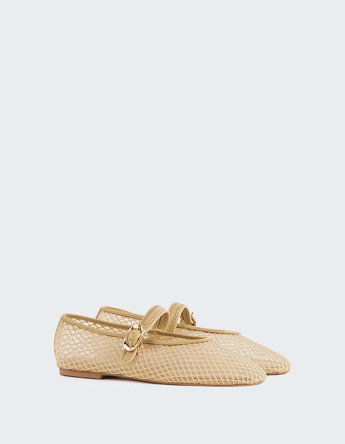 Wedding Mary Jane Shoes Meshu Nude Mesh