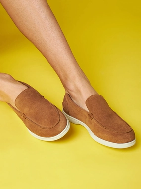 Mitchell Suede Leather Loafers Crossword Clue Loafers