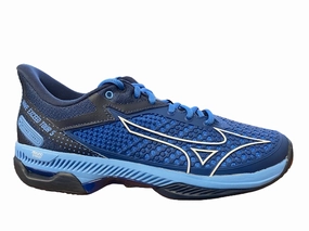 Mizuno scarpa da uomo da tennis Wave Exceed Tour 5 AC 61GA227026 true blue-white-dress blues Dress Tennis Shoes