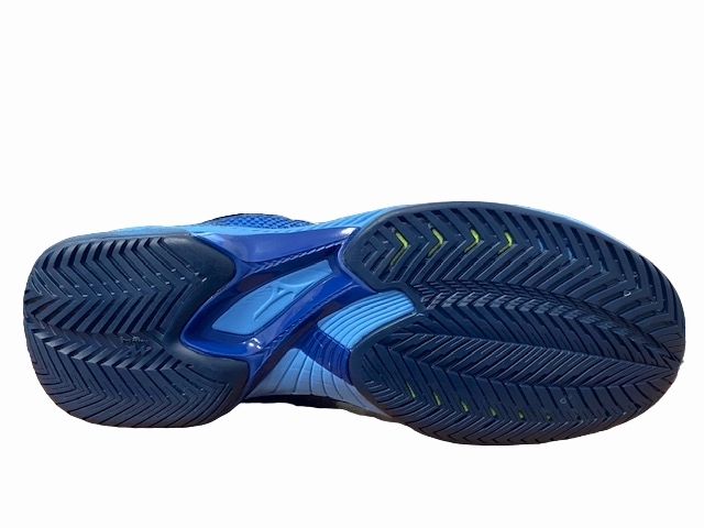 Mizuno scarpa da uomo da tennis Wave Exceed Tour 5 AC 61GA227026 true blue-white-dress blues Black Lace Up Tennis Shoes