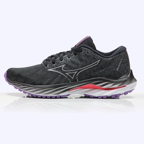 Mizuno Wave Inspire 19 Women's Running Shoe - Black/Silver/Bittersweet Best Running Shoe Store