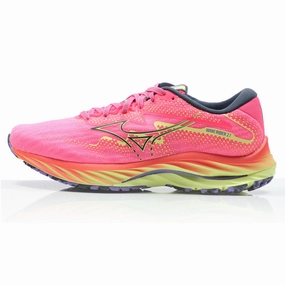 Running Shoes Emoji Mizuno Wave Rider 27 Women's Running Shoe - Vpink/Oblue/Luminous