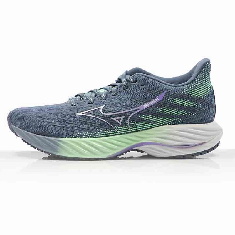 Online Running Shoe Stores Mizuno Wave Rider 28 Women's Running Shoe - Citadel/White/Neo Mint