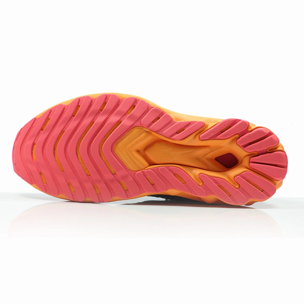 Running Shoes Kids Mizuno Wave Skyrise 5 Women's Running Shoe - Abyss/Dubarry/Carrot Curl