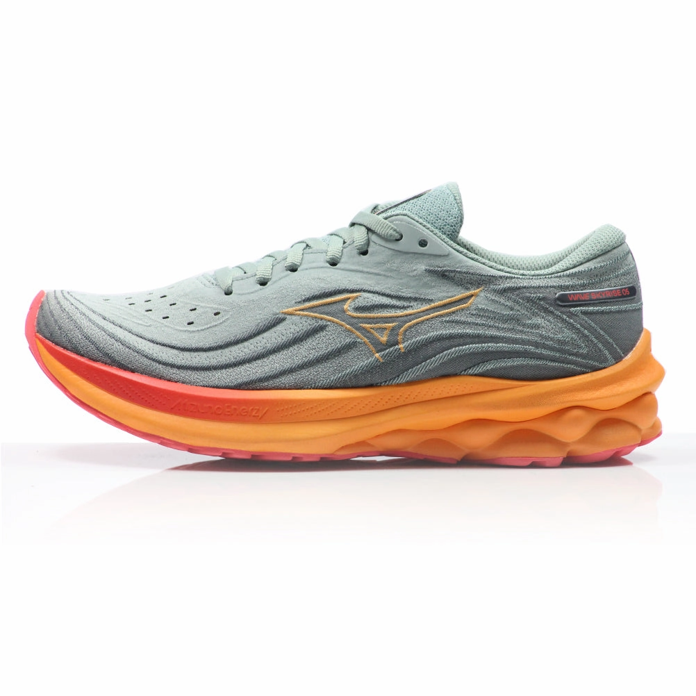 Mizuno Wave Skyrise 5 Women's Running Shoe - Abyss/Dubarry/Carrot Curl Shoes For Running With Flat Feet