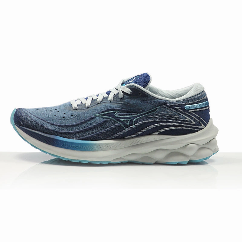 Running Shoe Tags Mizuno Wave Skyrise 5 Women's Running Shoe - Parisian Blue/River Blue/Estate