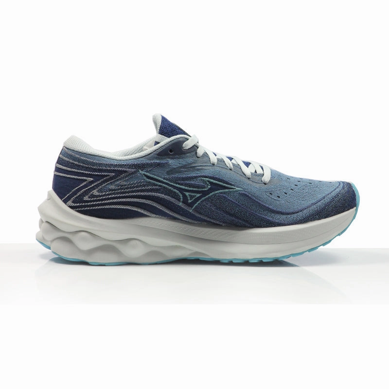 Salomon Running Shoes Mizuno Wave Skyrise 5 Women's Running Shoe - Parisian Blue/River Blue/Estate