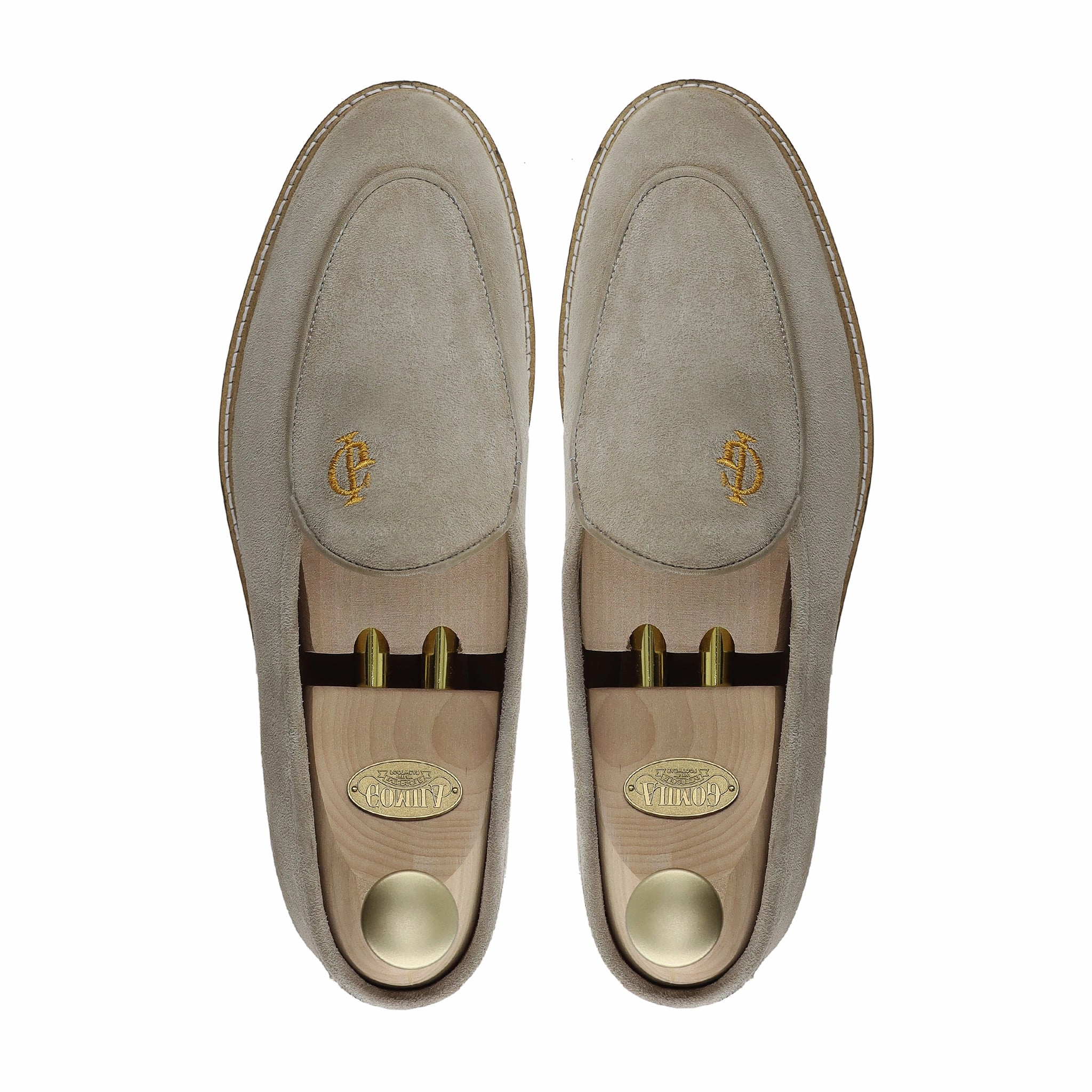 Paige Loafers Modric - Men's Steel Grey Kid Suede Loafer