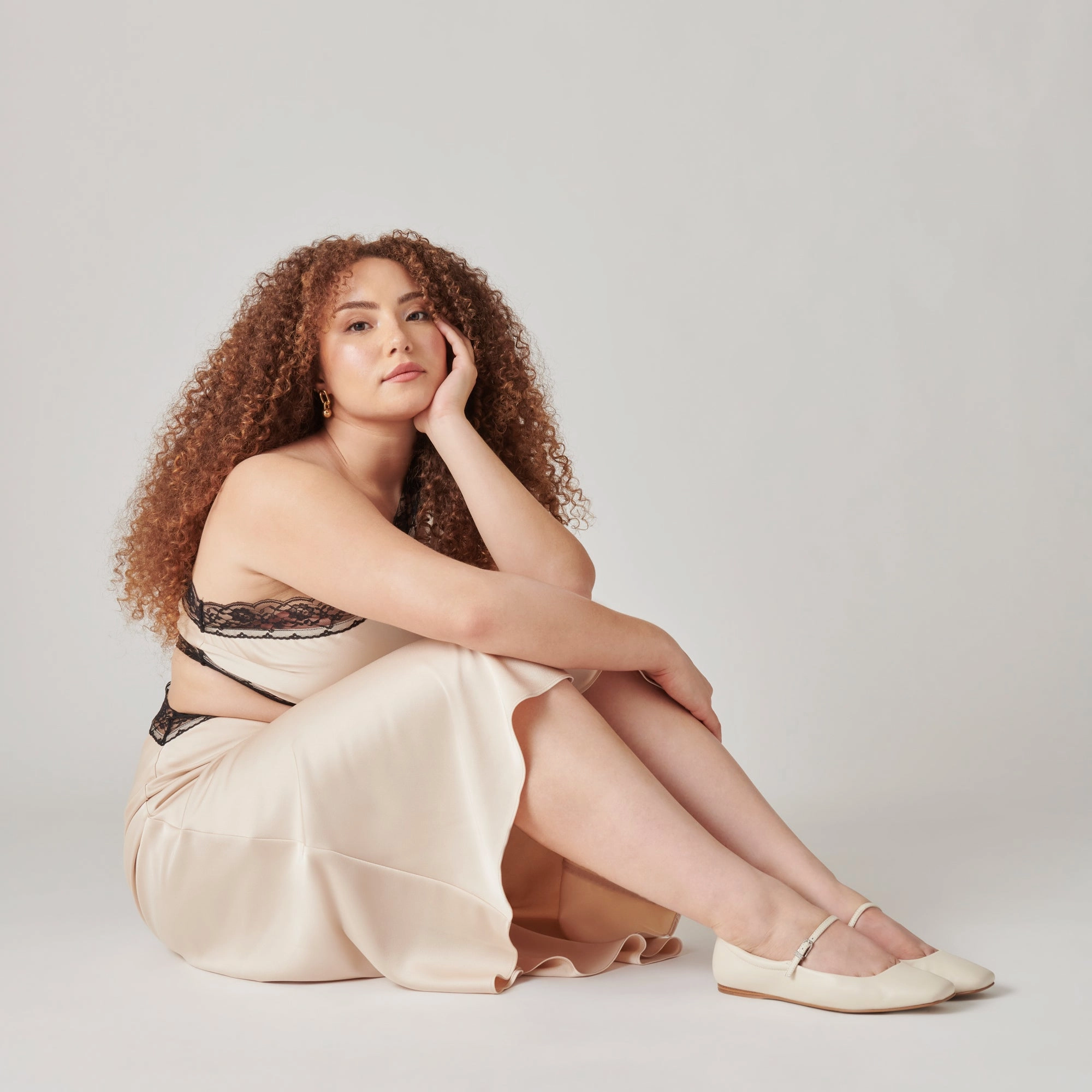 Manhattan Running Shoe Store Gait Analysis 3d Scanning Flat Feet REYES BALLET FLATS IVORY LEATHER