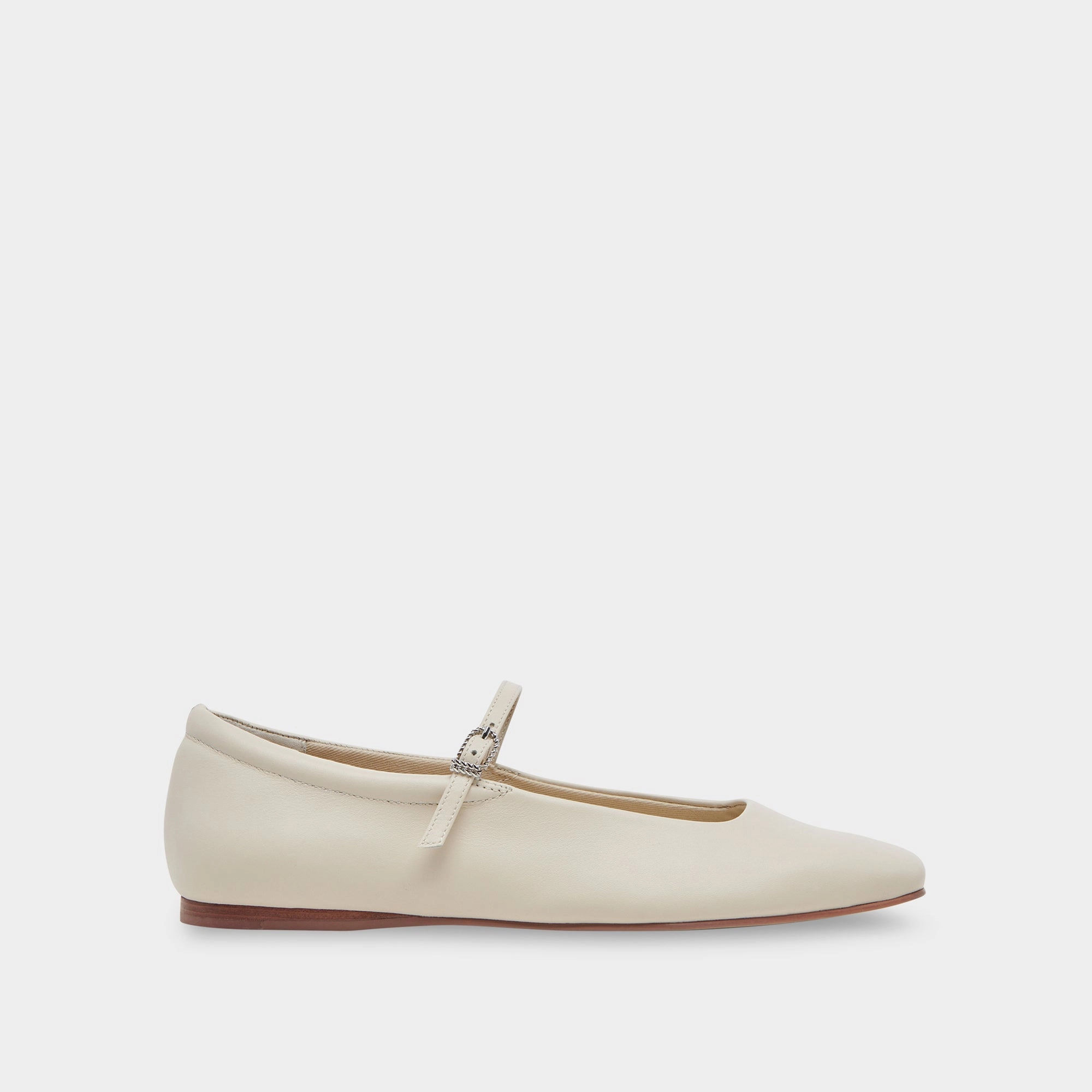 Priority Mail Rate Shoe Box REYES BALLET FLATS IVORY LEATHER