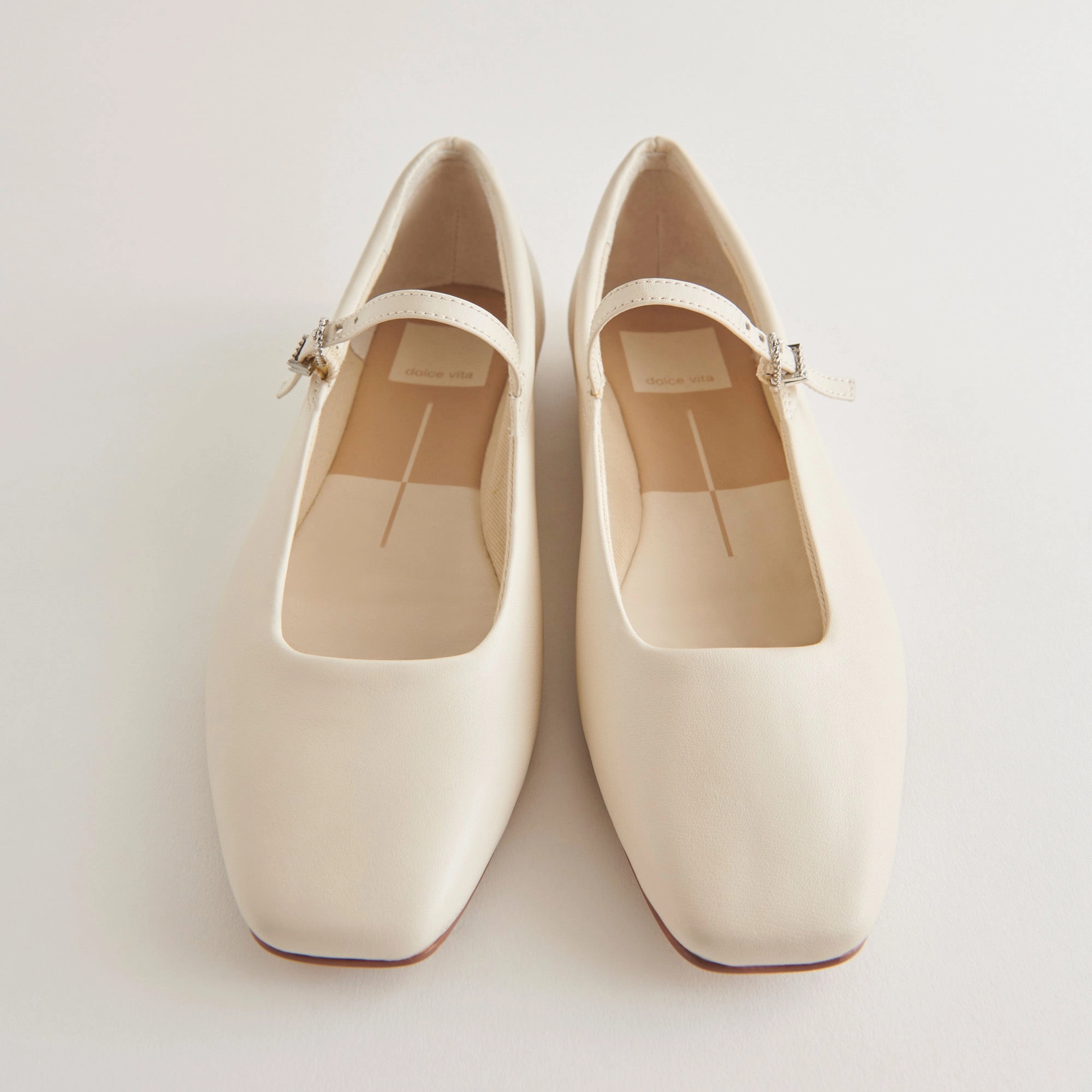 REYES BALLET FLATS IVORY LEATHER Flat Cowboy Boots Shoe Station Baton Rouge
