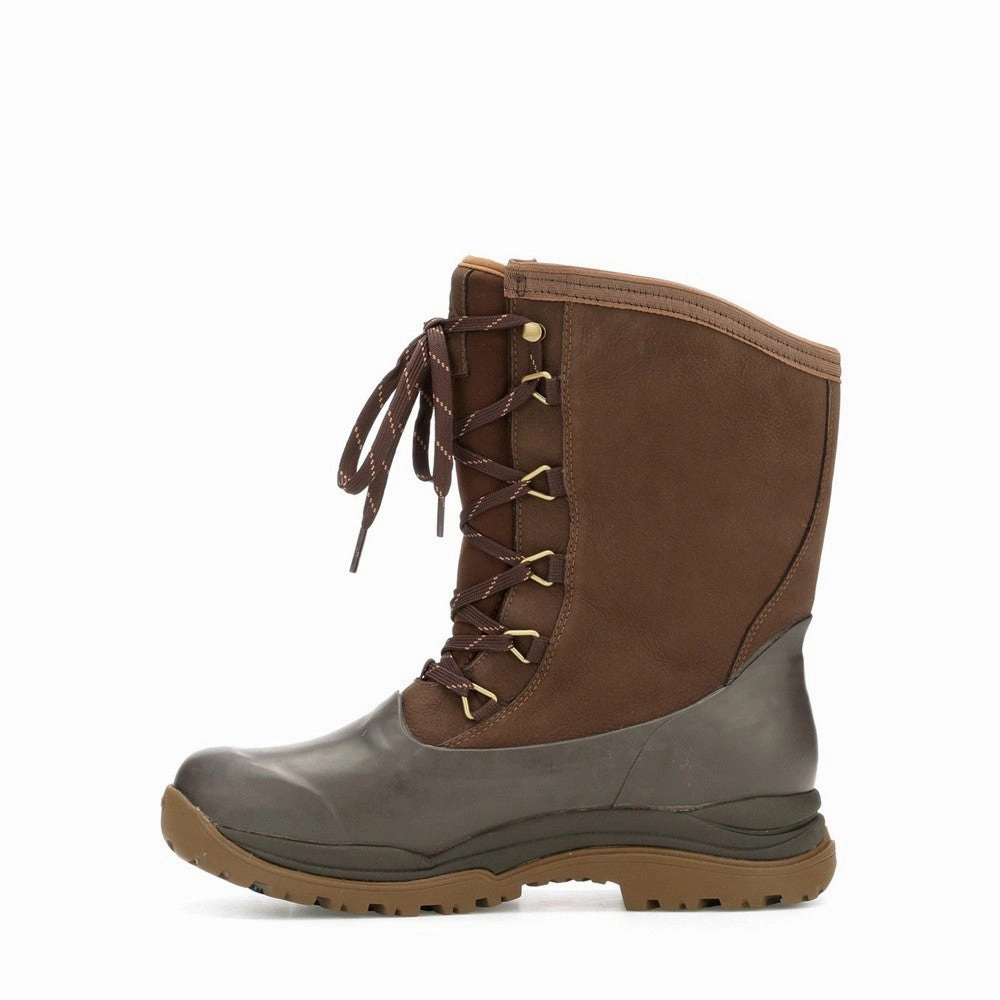 Muck Boots Arctic Outpost Leather Vibram Grip Short Boots Best Slip Resistant Snow Boots