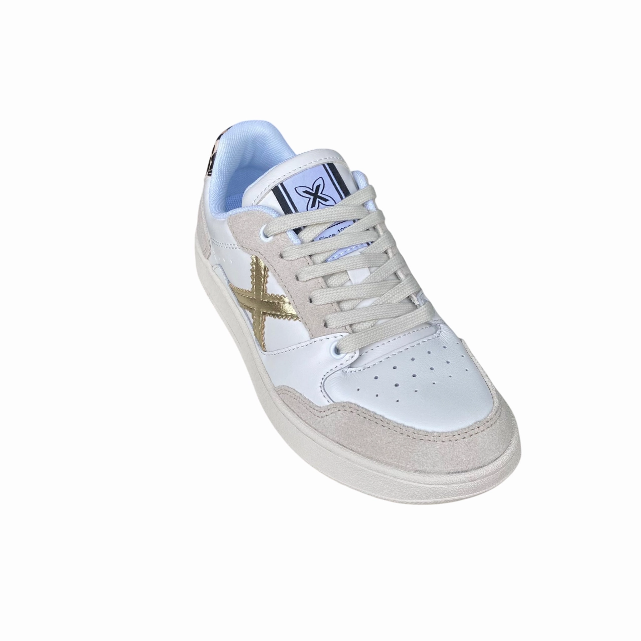 Athletic Sneakers On Sale Munich scarpa sneakers da donna Legit 94 8908094 bianco-oro-animalier