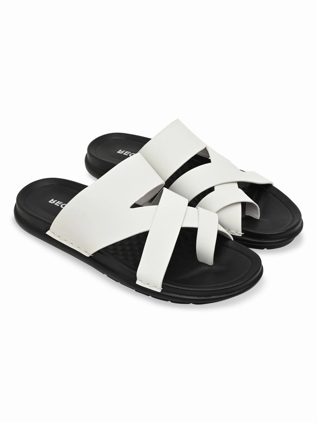 Biking Sandals Regal White Mens Casual Leather Sandals