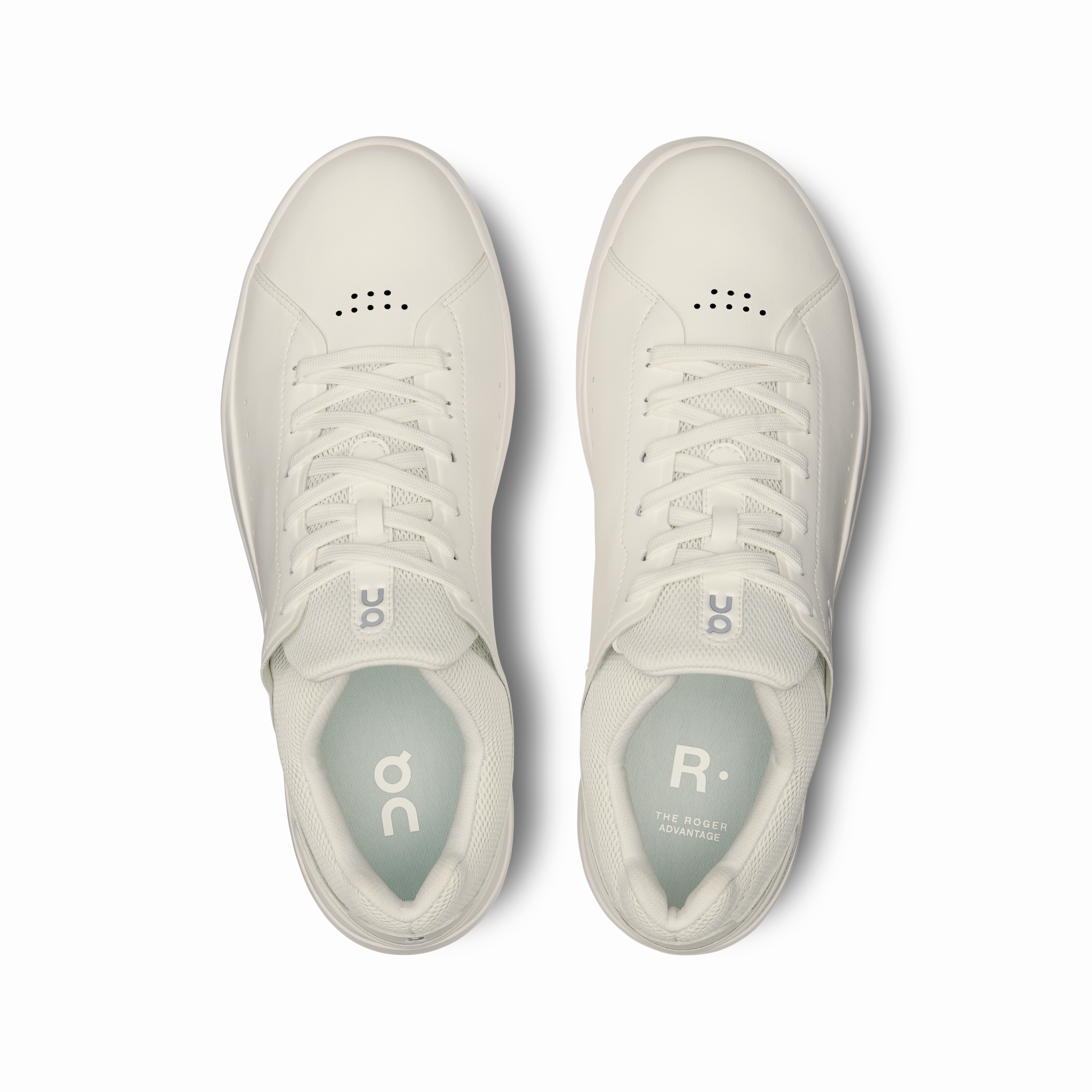 On Running Men's The Roger Advantage Shoes - White / Undyed Tennessee Tennis Shoes