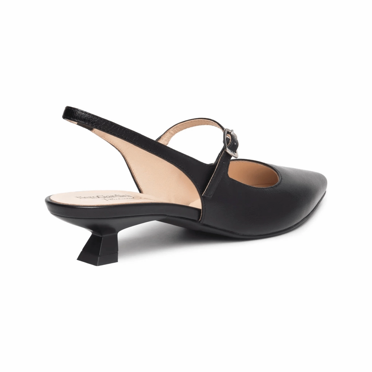 Clarks Emslie Lulin Leather Mary-jane Shoes NeroGiardini Women's E5 12260 DE Black Leather