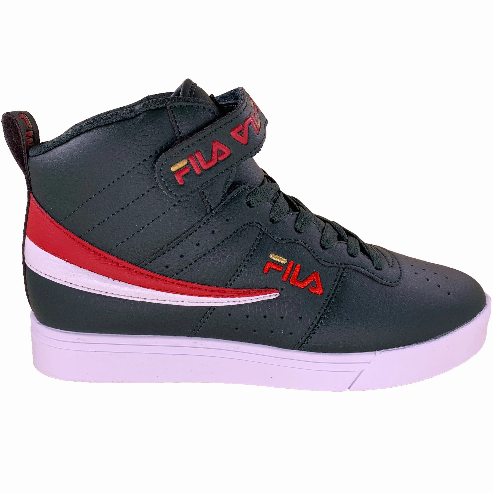 Fila Mens Vulc 13 1CM00884 Mid Plus Repeat Logo Crossover Culture Basketball Shoes
