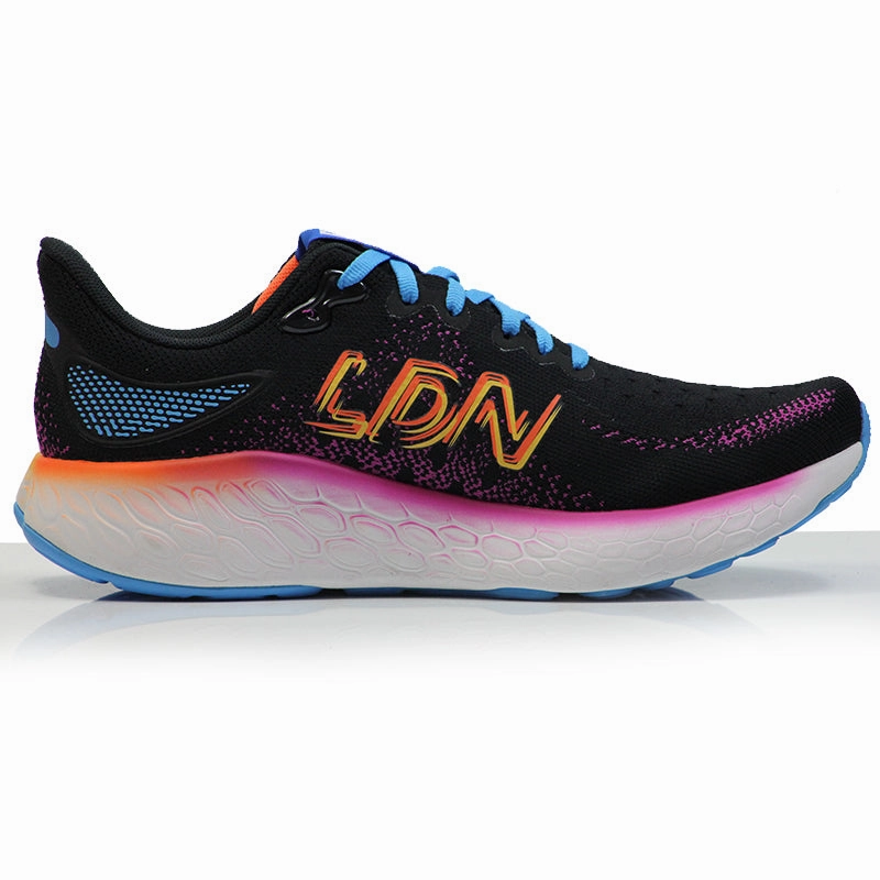 Running Shoes Wide Sizes New Balance Fresh Foam X 1080v12 London Edition Women's Running Shoe - Black/Magenta Pop