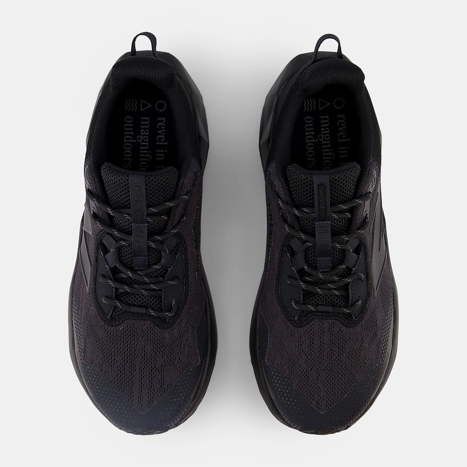 New Balance Men's Dynasoft Nitrel V6 Triple Black Trail Shoes Wt10v2 Minimus Trail Running Shoe