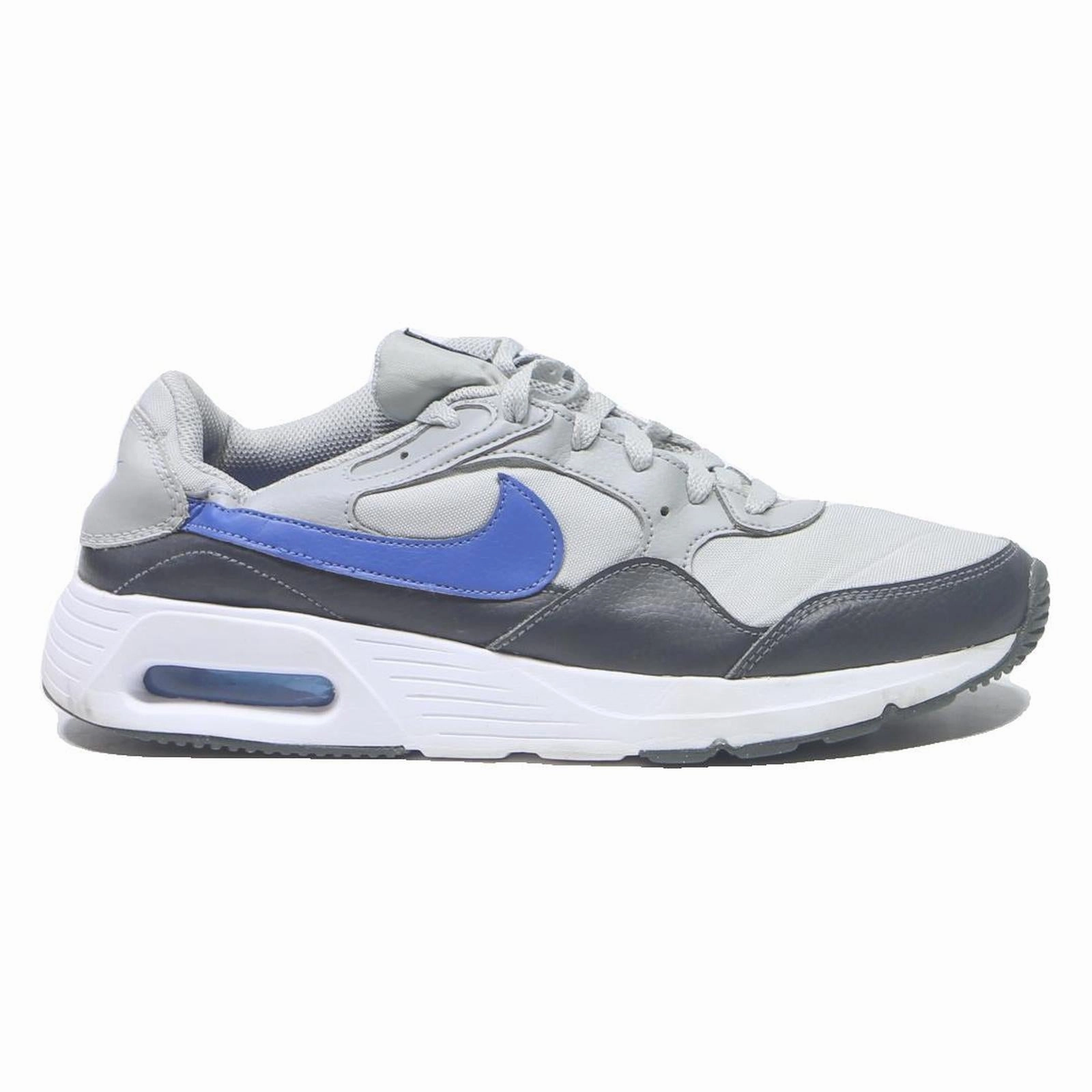 Nike Glitter Shoes NIKE Air Max Mens Low Top Trainers Grey Blue Synthetic UK 9.5 Comfortable Casual