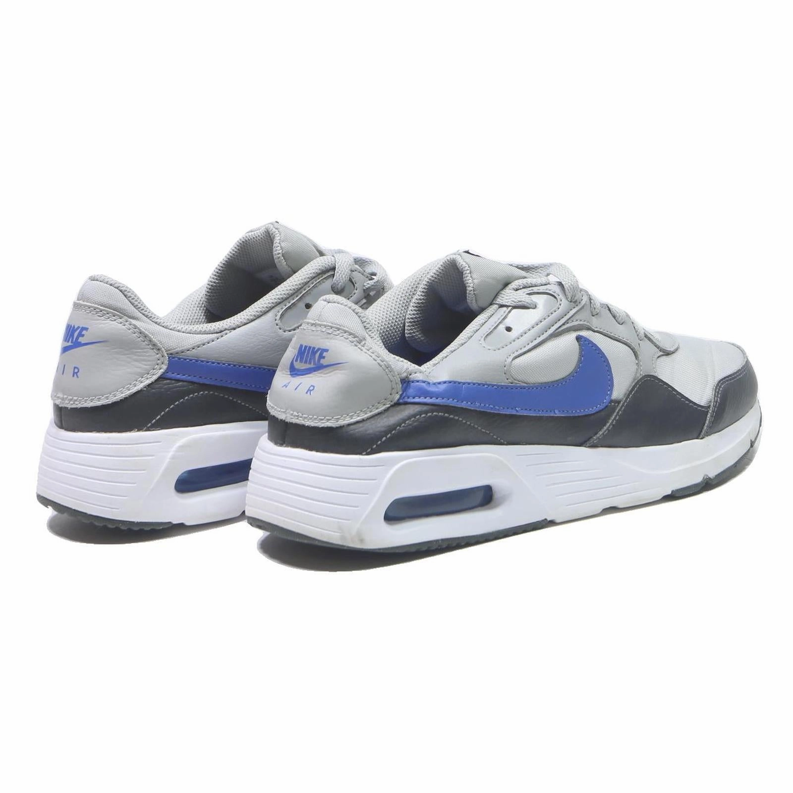 New Nike Air Force One Shoes NIKE Air Max Mens Low Top Trainers Grey Blue Synthetic UK 9.5 Comfortable Casual