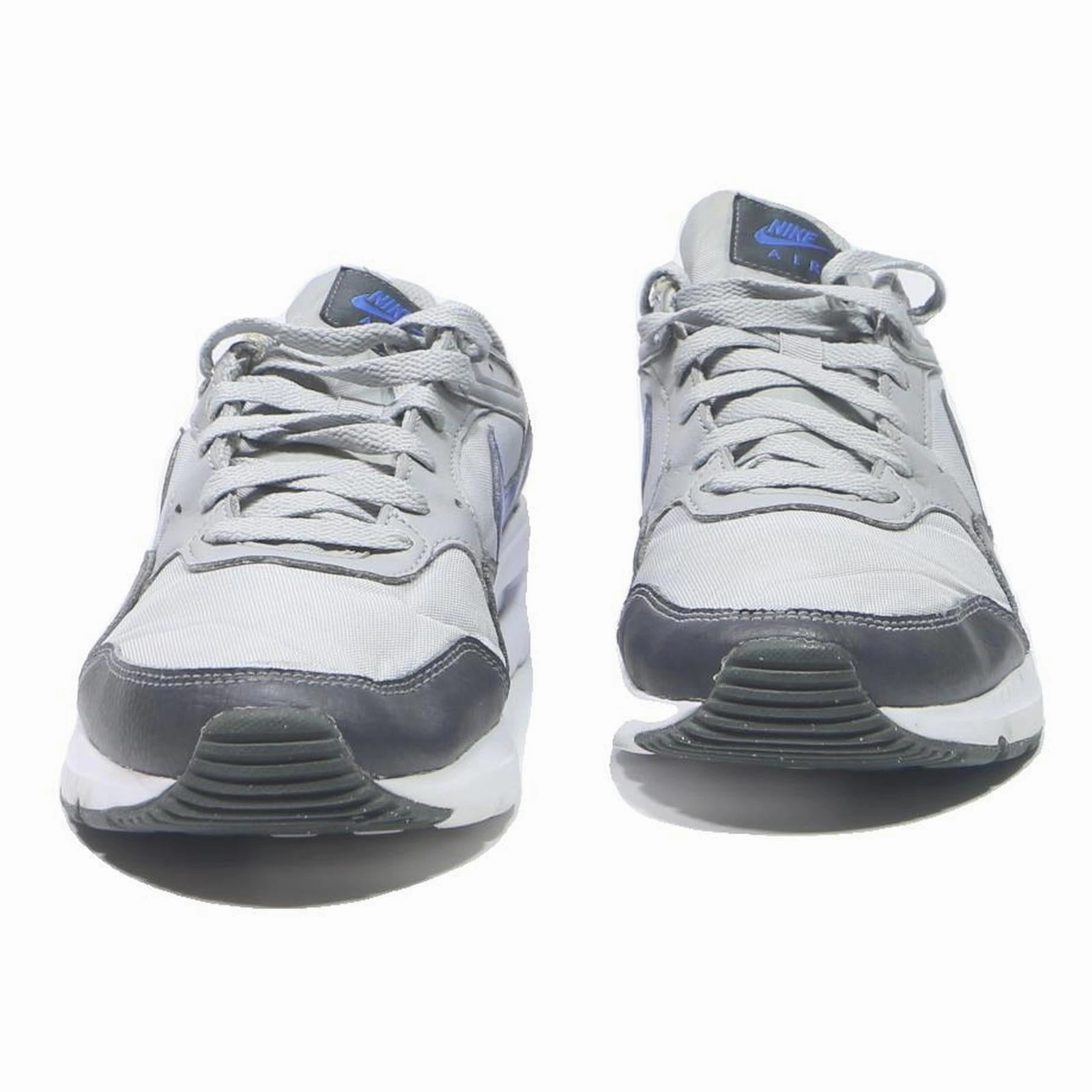 NIKE Air Max Mens Low Top Trainers Grey Blue Synthetic UK 9.5 Comfortable Casual Nike Court Shot Shoes