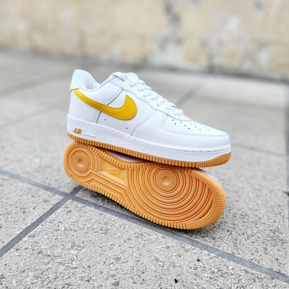 Nike Nyjah Huston Shoes Nike Air Force 1 Low Retro QS 'University Gold'