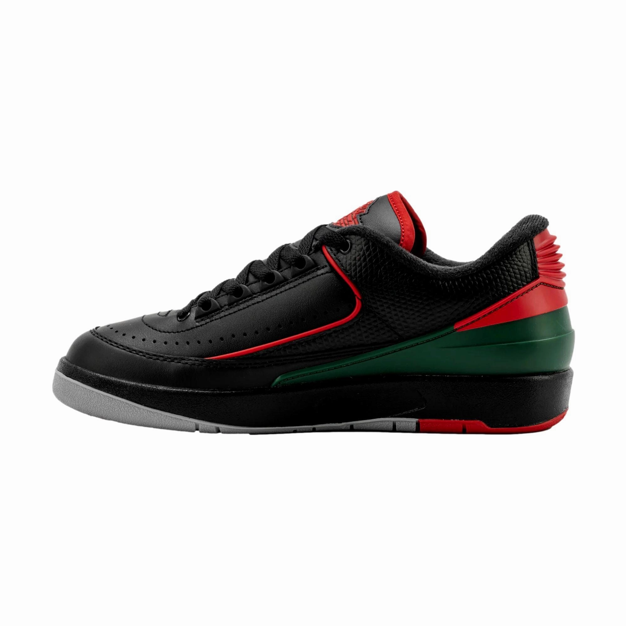 Nike Flyknit Max Shoes Nike Air Jordan 2 Retro Low Black/Fire Red-Fir-Cement Grey  FJ6869-006 Grade-School