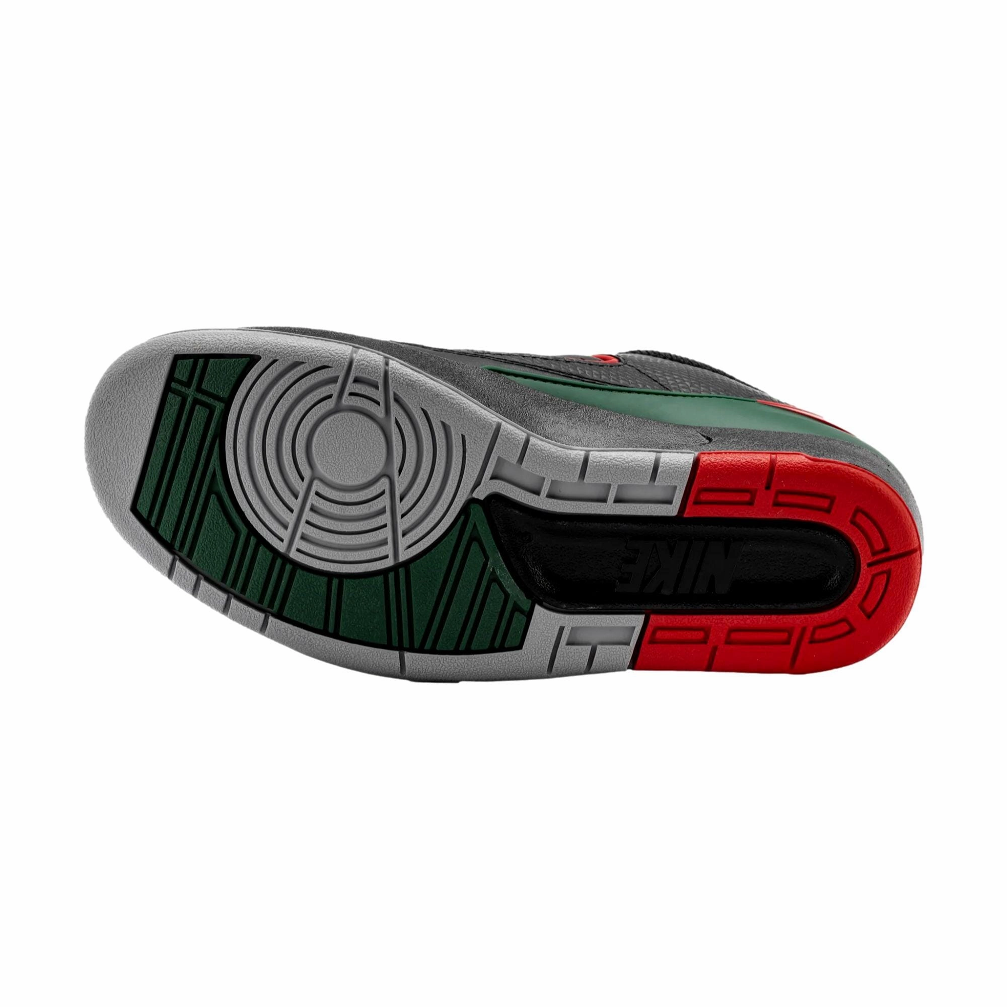 Nike Wide Fit Shoes Nike Air Jordan 2 Retro Low Black/Fire Red-Fir-Cement Grey  FJ6869-006 Grade-School