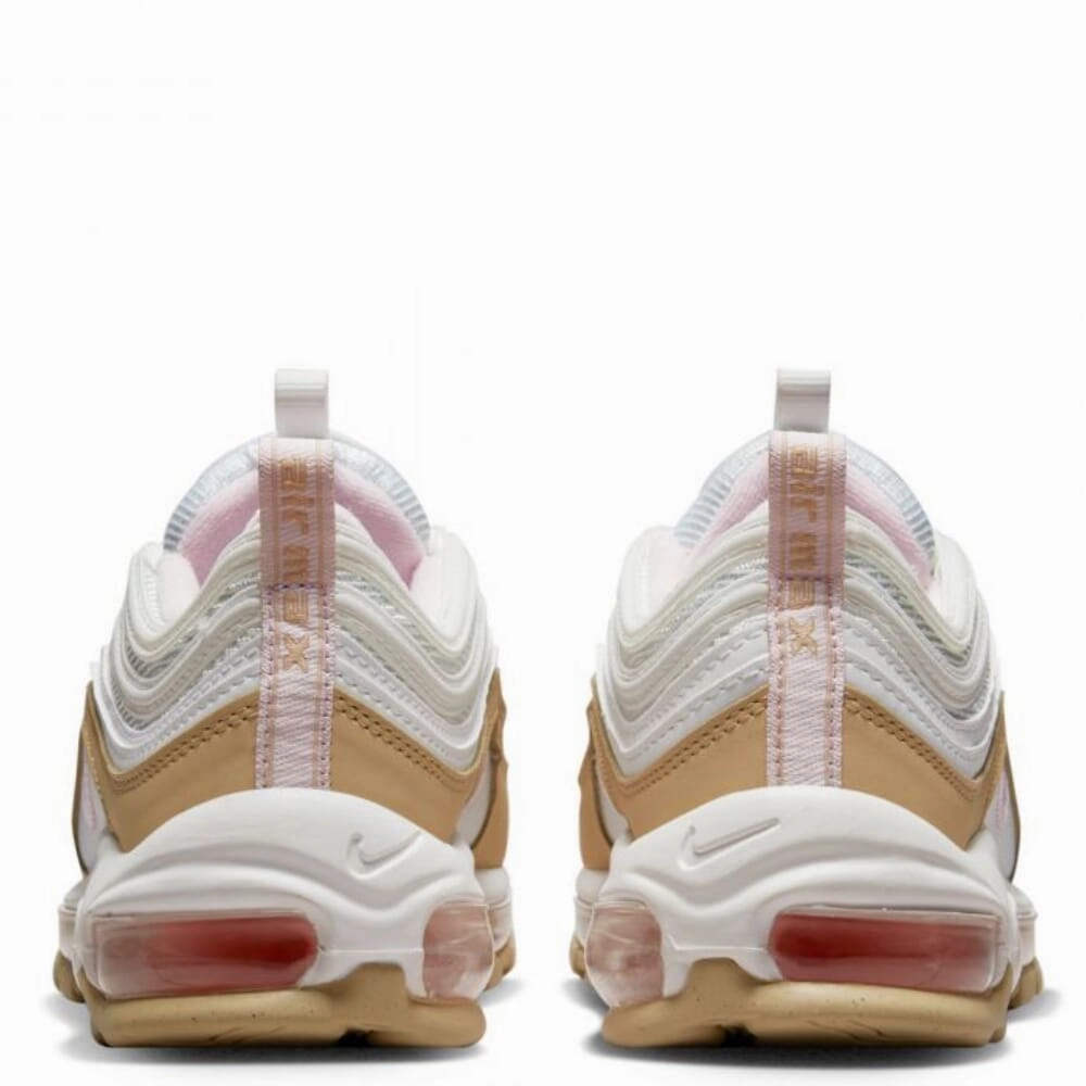 Nike Air Max 97 Summit White/Pink Foam-Sesame  921522-113 Grade-School Nike Air Rift Split Toe Shoes