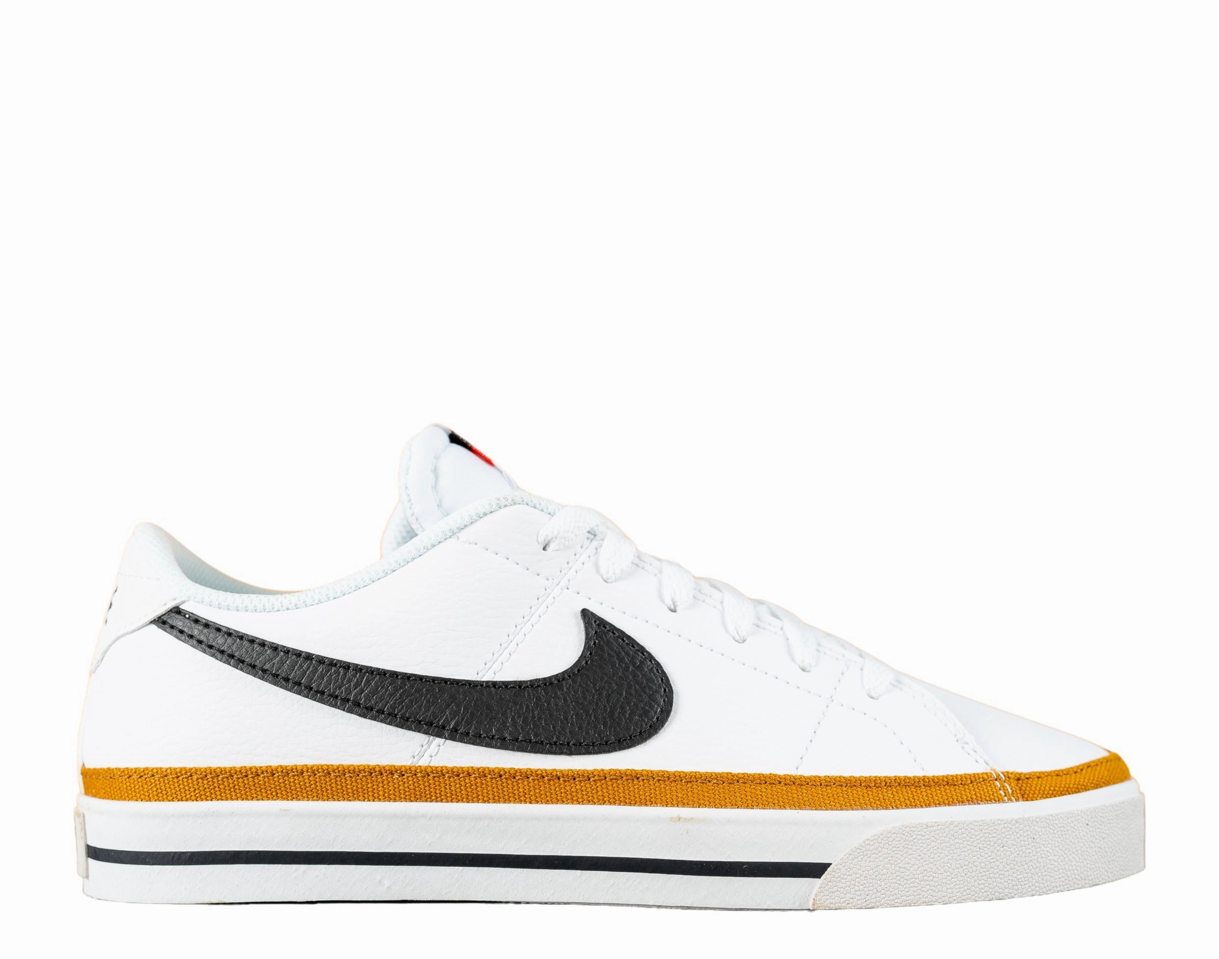 Nike Court Legacy NN Men's Shoes DH3162-100 White Black Desert Ochre Adidas Hard Court Tennis Shoes